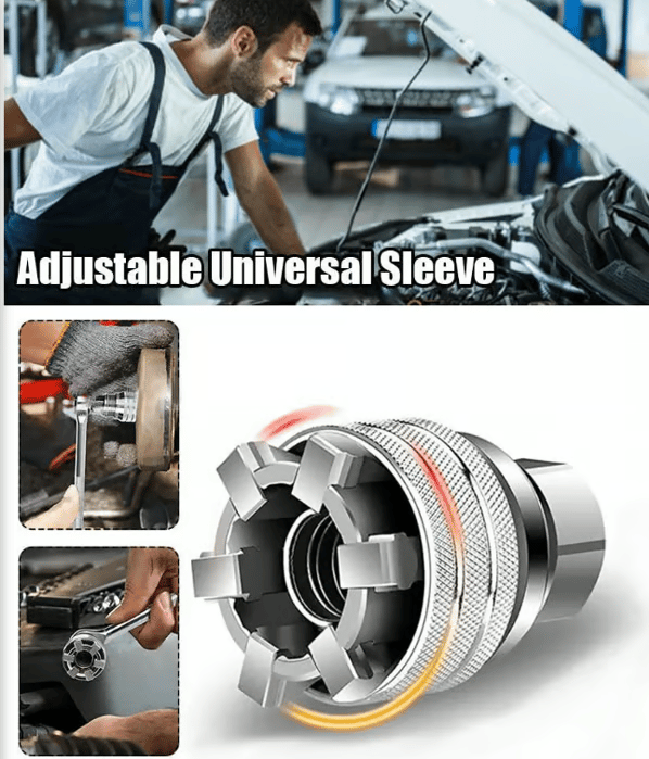 Multi-function Universal Socket Wrench Tool - Universal Maintenance Tool