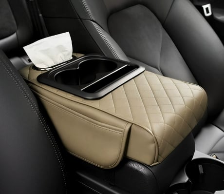 Cilifer® Multifunctional PU Leather Car Armrest Box Mat