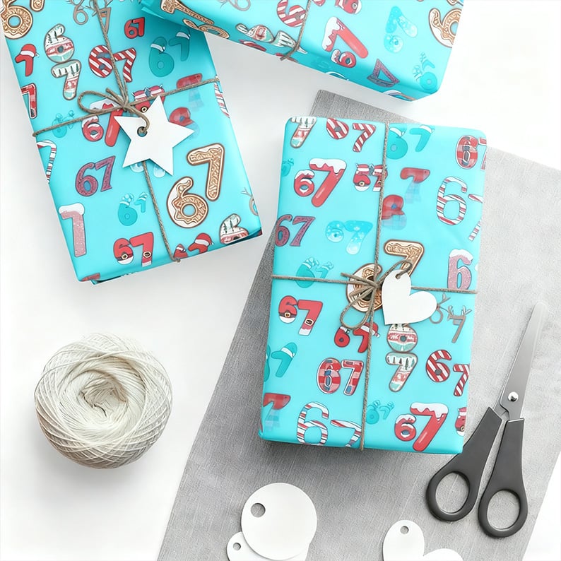 🔥Christmas promotion 49% OFF - 🎁67 Meme Christmas Gift Wrap – Wrap Your Presents in Viral Holiday Fun 🎄