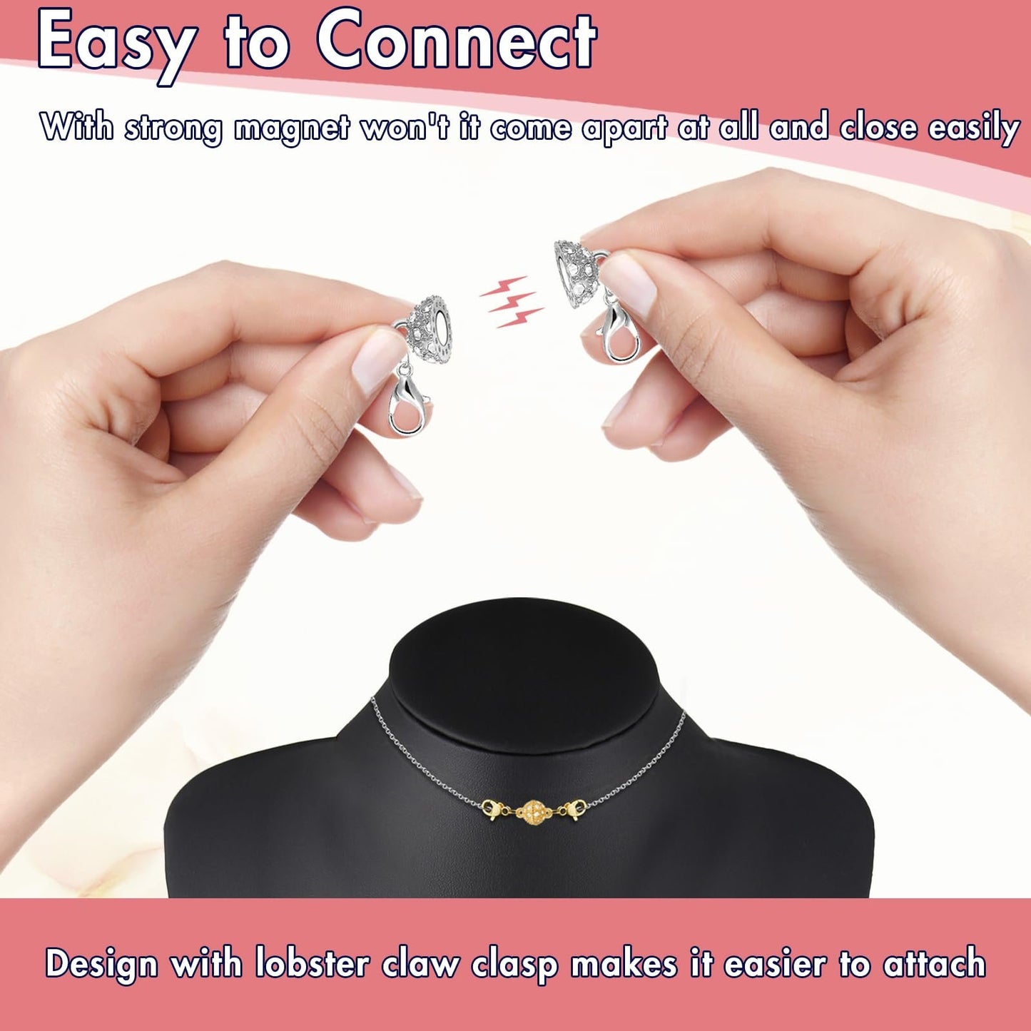 Cilifer®   🏆 50K+ SOLD! Almost Gone-💥Magnetic Necklace Clasps and Closures .Best gifts