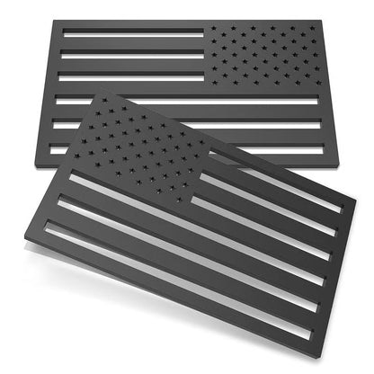 Cilifer®   🔥3D All-Black American Flag Emblem Decal