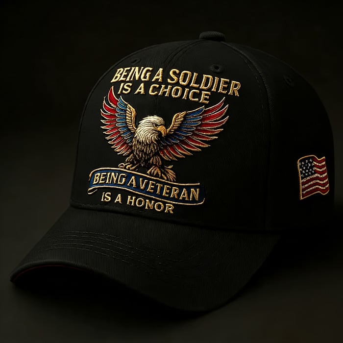 🔥Last Day 49% OFF -🦅 Being a Soldier. Being a Veteran Commemorative Cap