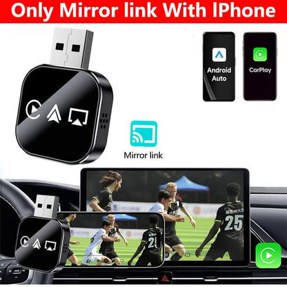 Cilifer®   🎉2026 Upgrade 3 in 1 Screen Mirror iOS Phone. wired to wireless Carplay adapter