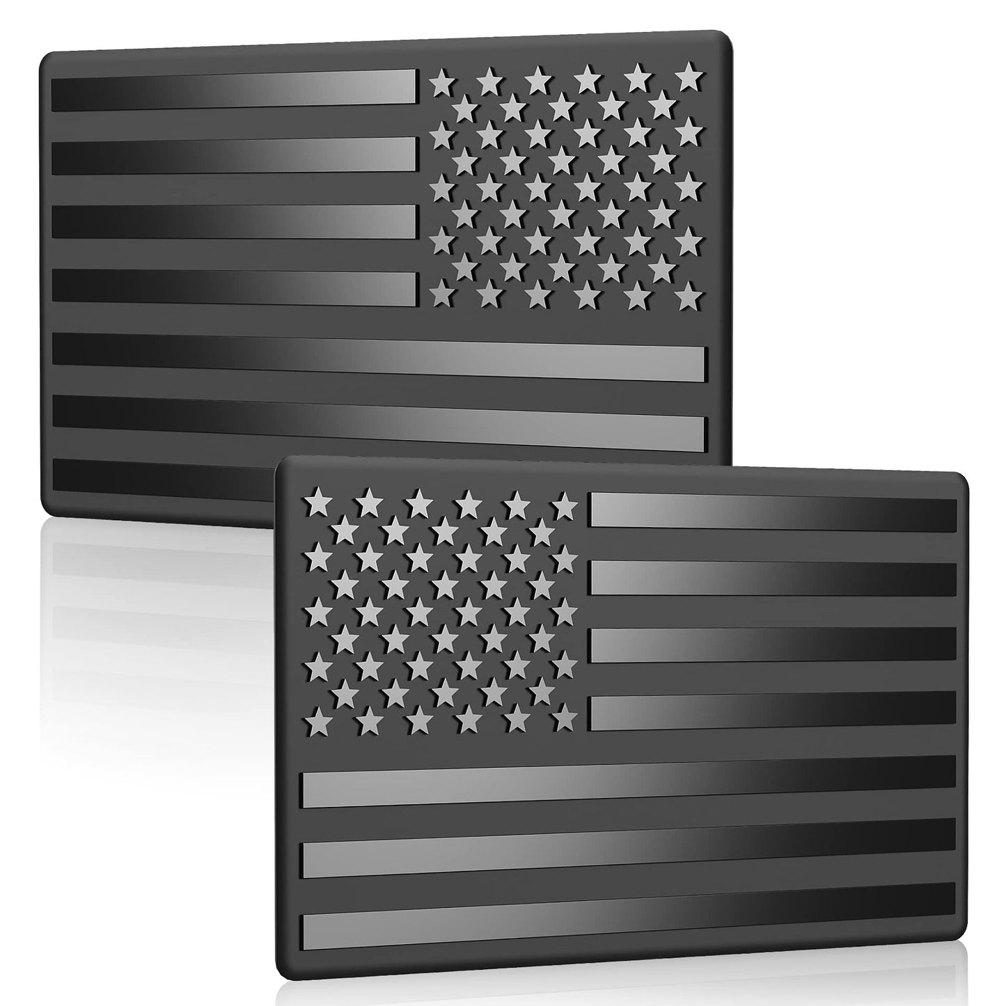 Cilifer®   🔥3D All-Black American Flag Emblem Decal