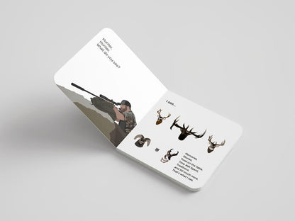Cilifer®   🦌 Whitetail. Whitetail. What Do You See? — Rounded-Corner & Reinforced Children's cards for the Hunting Family