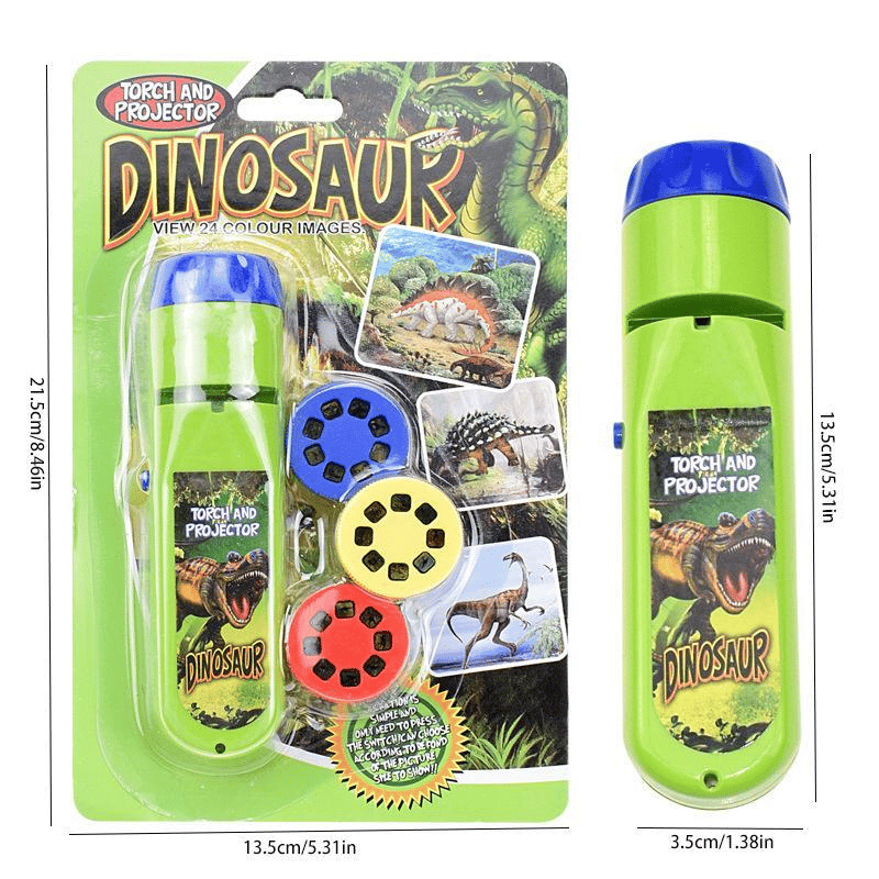 🦖 Dinosaur Projector Flashlight. Portable Dinosaur Projector Flashlight. Night Light Technology Toy For Christmas Gift