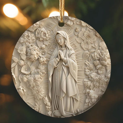 Holy Family Faith Christmas Ornament