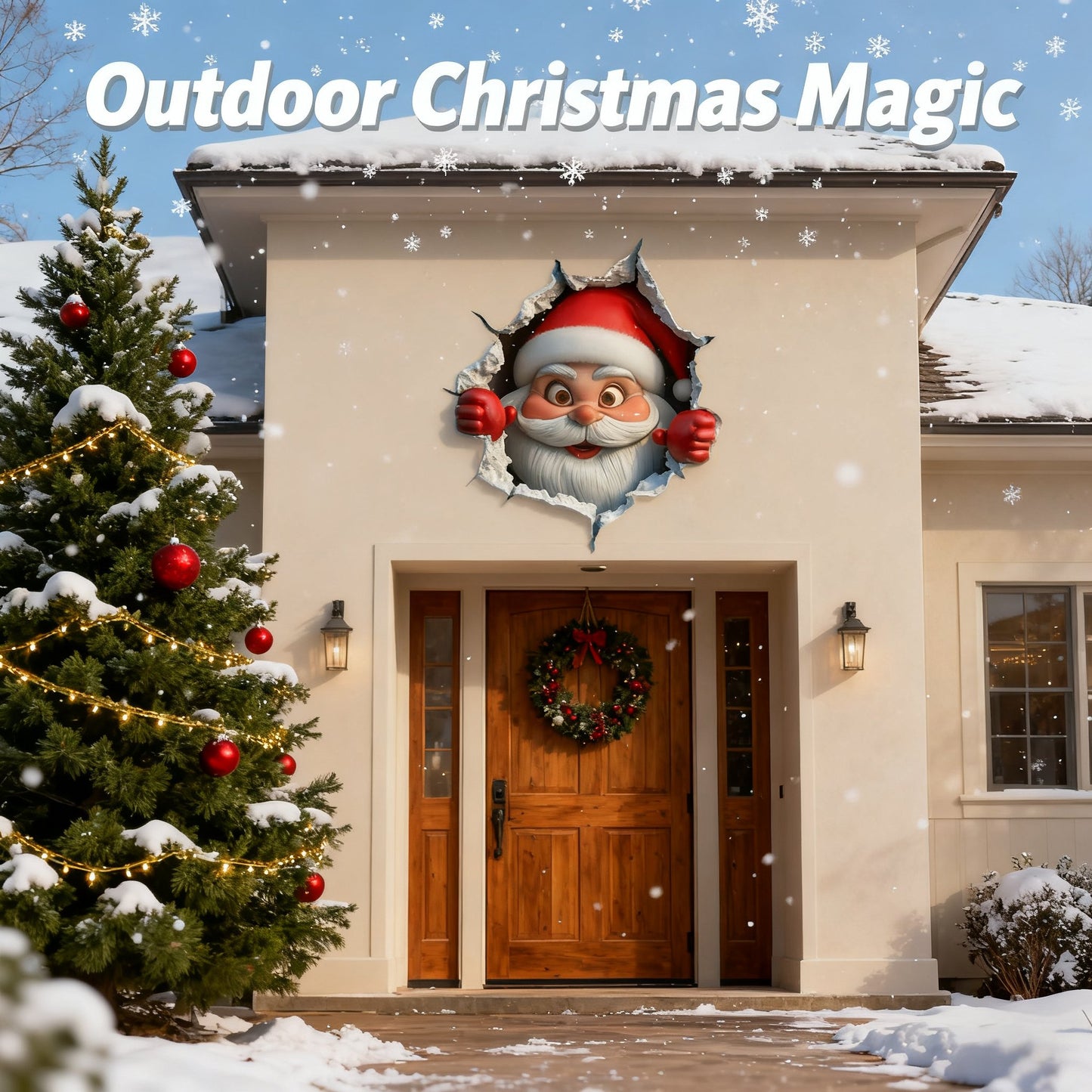 Buy 2 Get 1 free🔥🔥Christmas Creative Wall Sticker