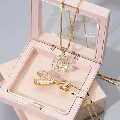 Cilifer®   🔥Initial Letter Pendant Necklaces - 2 Pack