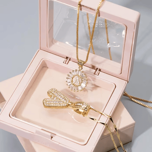 Cilifer®   🔥Initial Letter Pendant Necklaces - 2 Pack