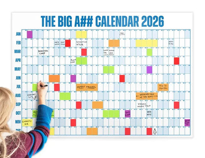 🔥Last Day 50% OFF 📅The Big A## Calendar 2026 - Design Your Amazing 2026!🏃