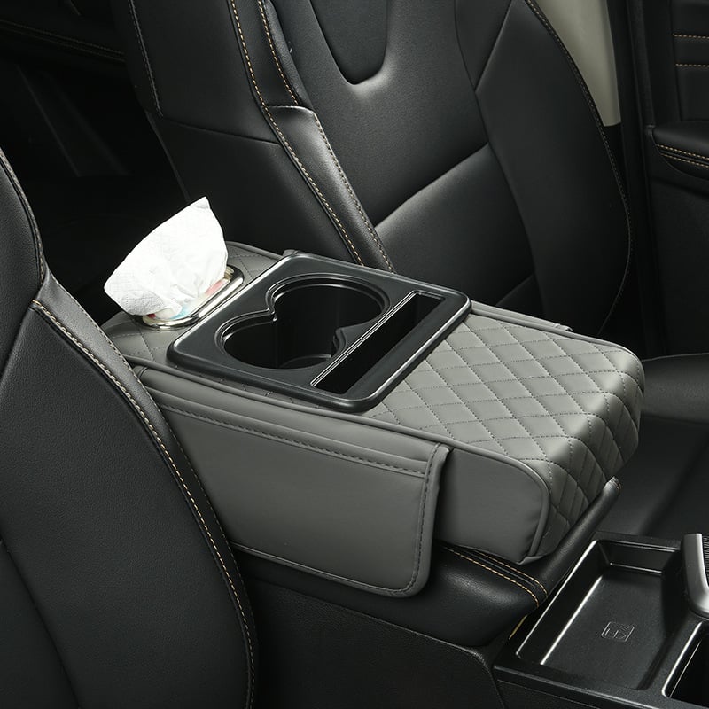 Cilifer®   Multifunctional PU Leather Car Armrest Box Mat