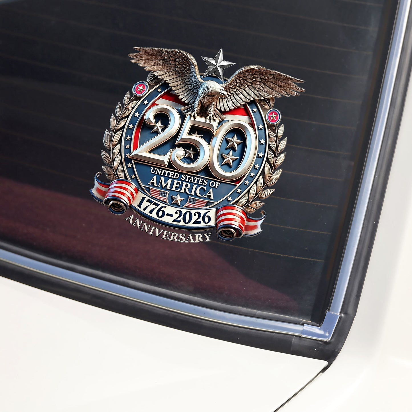 Cilifer®   USA Eagles 250th Anniversary Semiquincentennial 1776-2026 Car Window Decal Sticker LM32 897759