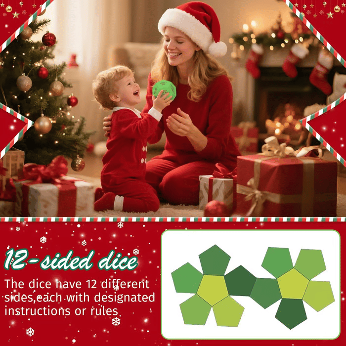 🎁🔥Hilarious Christmas Gift Exchange Party GameDice