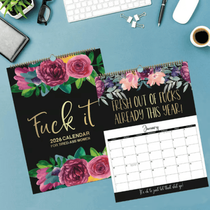 Fuck It Again – 2026 Calendar For Women Who've Had Enough