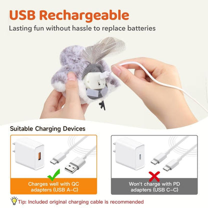 🎅Top Christmas Gift 2025 🎉Flapping Bird Cat Toy😻Cat's New Playmate