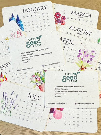 ✨New Arrivals 49% OFF Today🌱Eco-Friendly Plantable Love Seed Calendar 2026