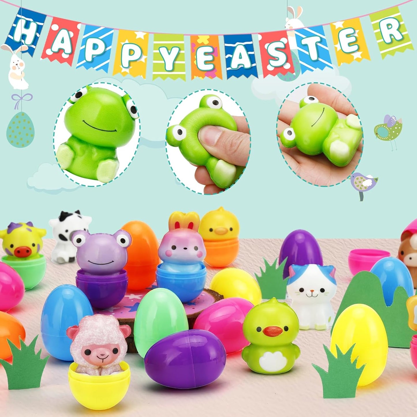 Cilifer®    Easter Eggs Prefilled Slow Rising Squishy Toys