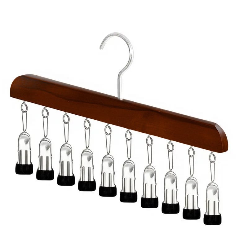 Cilifer®   Closet Organizer with 10 Clips - Space Saving Hanging Closet Organizer
