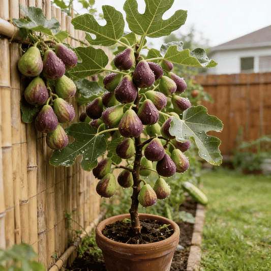 🏆 New Harvest🌿Brown Turkey Fig Seeds –High Yield & Easy to Grow (Container Friendly & 99% Germination)