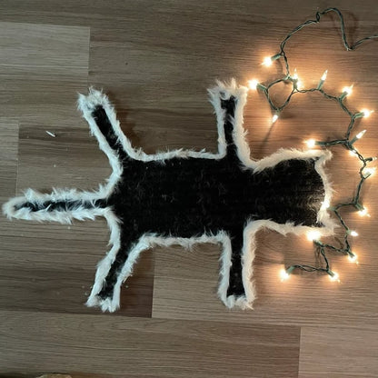 puffed up cat rug - Funny Christmas Gift