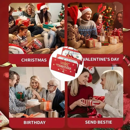 🏆Flash Sale⚡ 50K+ SOLD! Almost Gone-🎅💸Christmas Cash Gift Envelope– A creative way to give cash this Christmas!