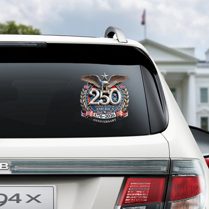 Cilifer®   USA Eagles 250th Anniversary Semiquincentennial 1776-2026 Car Window Decal Sticker LM32 897759
