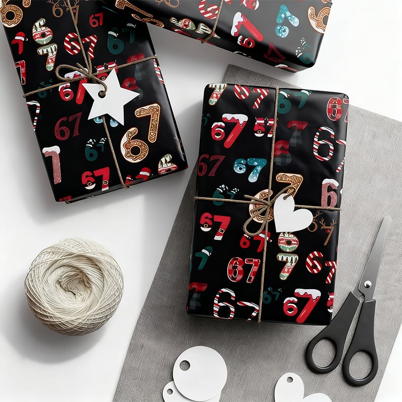 🔥Christmas promotion 49% OFF -   🎁67 Meme  Christmas Gift Wrap – Wrap Your Presents in Viral Holiday Fun 🎄