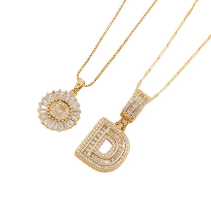 Cilifer®   🔥Initial Letter Pendant Necklaces - 2 Pack