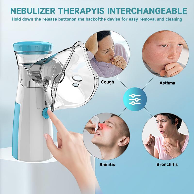 Portable Mesh Nebulizer: Breathe Easy Anywhere! 😷🌟