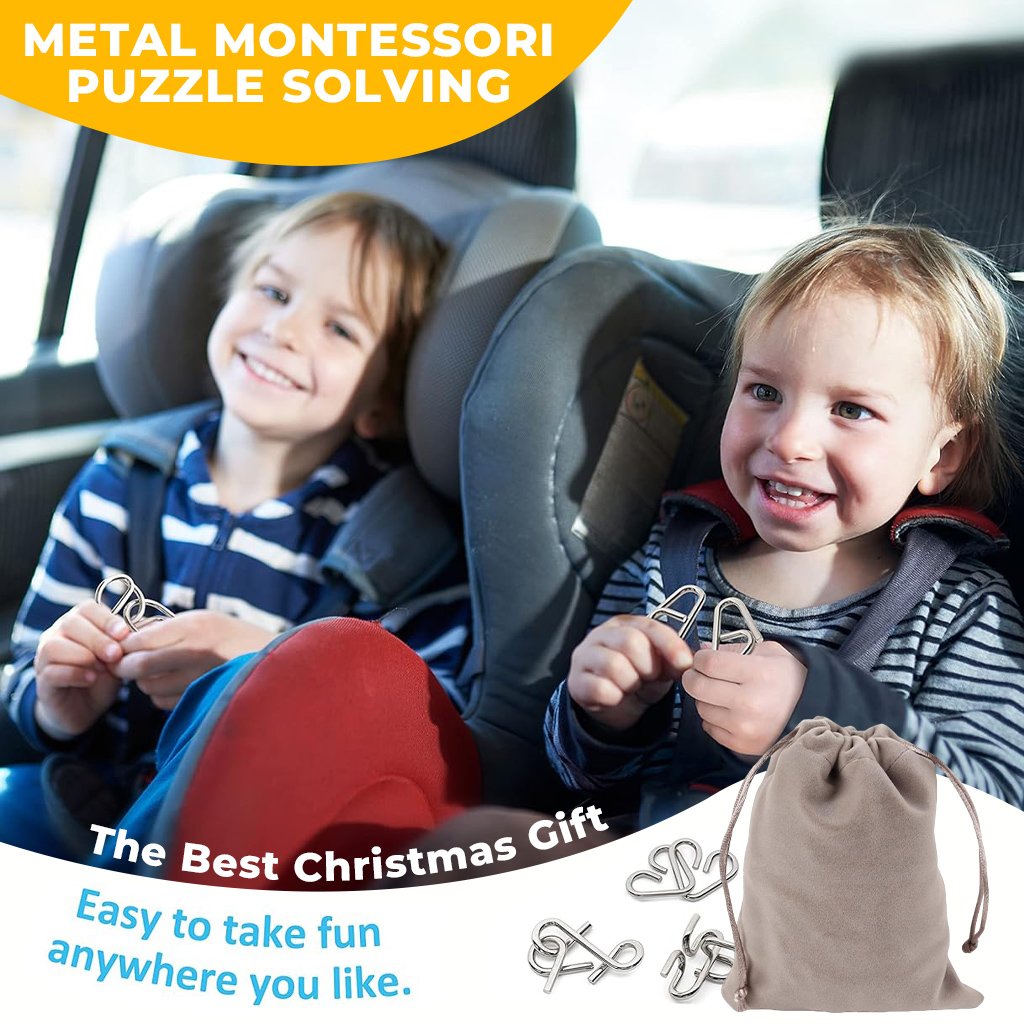 Cilifer®   The Best Christmas Gift🎁 Metal Montessori Puzzle Solving
