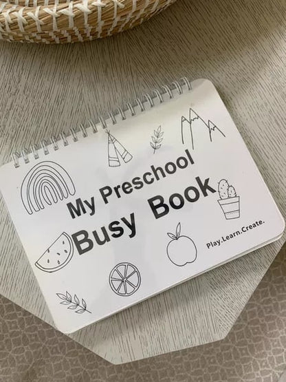 My Preschool Busy Book(12 Different Themes Pages)📚 Best Christmas Gift for kids🎁