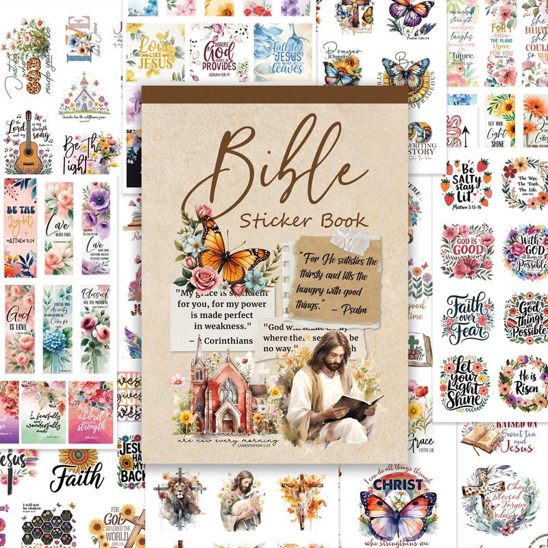 🔥Jesus Themed Sticker Book (353pcs)