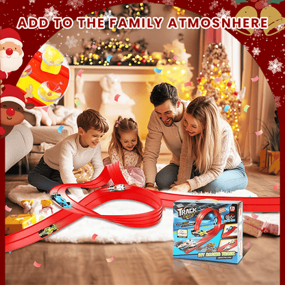 🎄🎁 2025 Christmas Surprise Gift: DIY Hot Wheels Racetrack Racing Toy 🚗✨