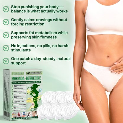 Lyyeto® Moringa Berberine + NAD+ 10-in-1 Nano Microneedle Patch(Just once a day, visible changes in 7 days)