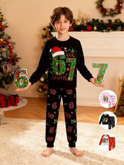 🎄2025 Christmas Sales🎅#67 Christmas Kids Pajama Set