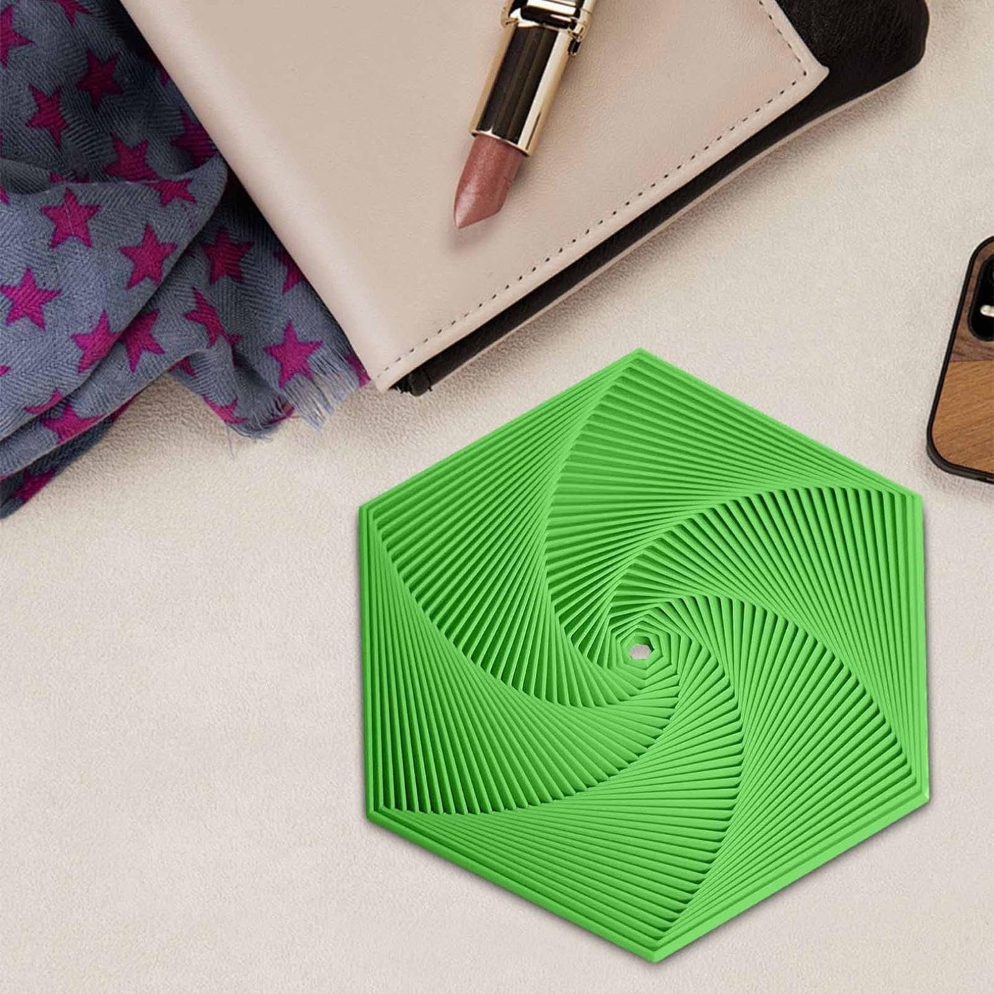 🔥3D Printed Hexagonal Magic Spiral Tower Puzzle Decompression Toy