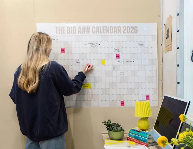 🔥Last Day 50% OFF 📅The Big A## Calendar 2026 - Design Your Amazing 2026!🏃