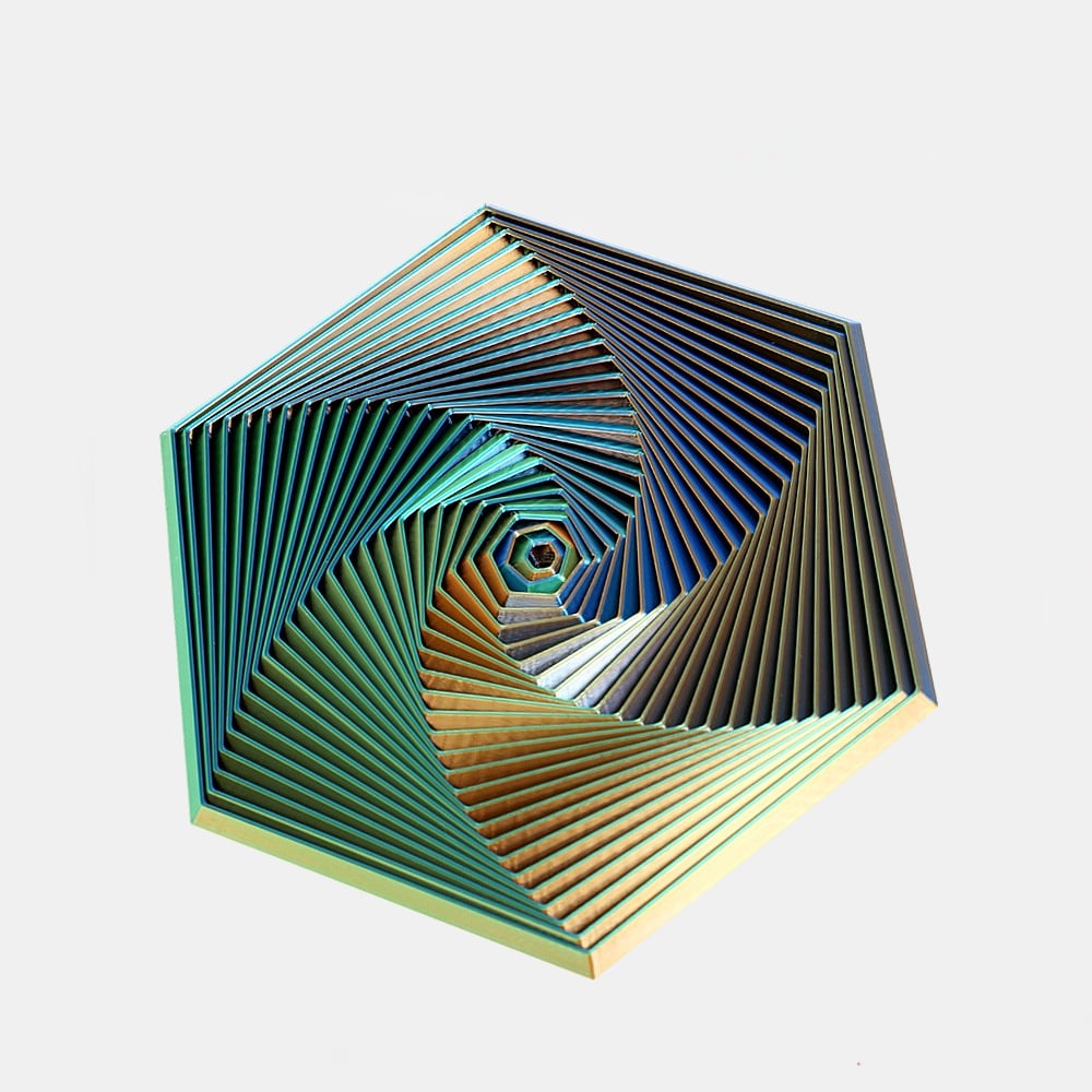 🔥3D Printed Hexagonal Magic Spiral Tower Puzzle Decompression Toy