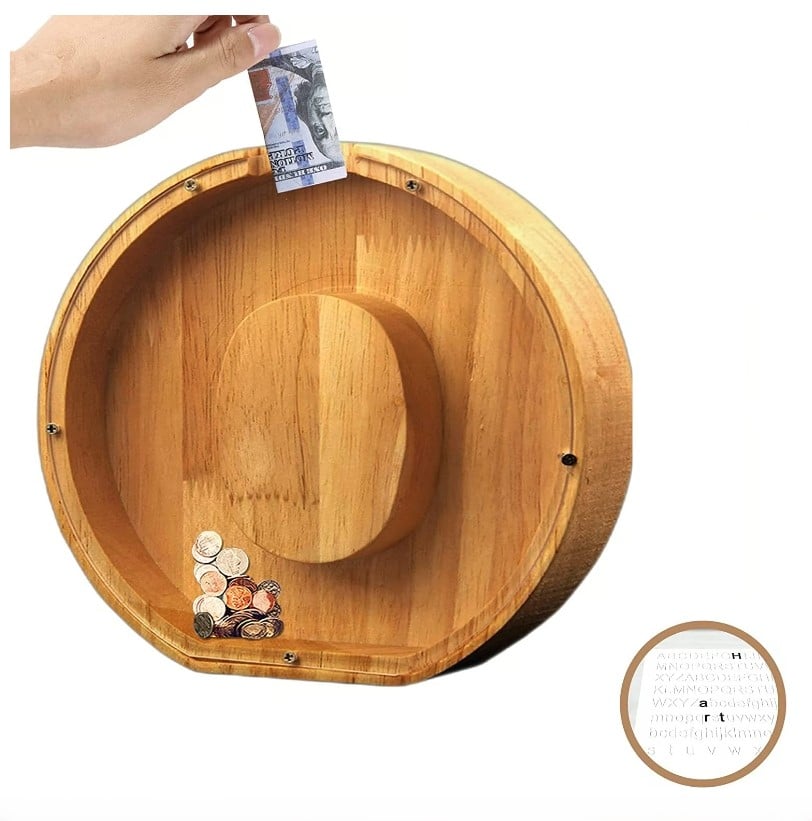 🔥Piggy Bank-Wood Gift For Kids