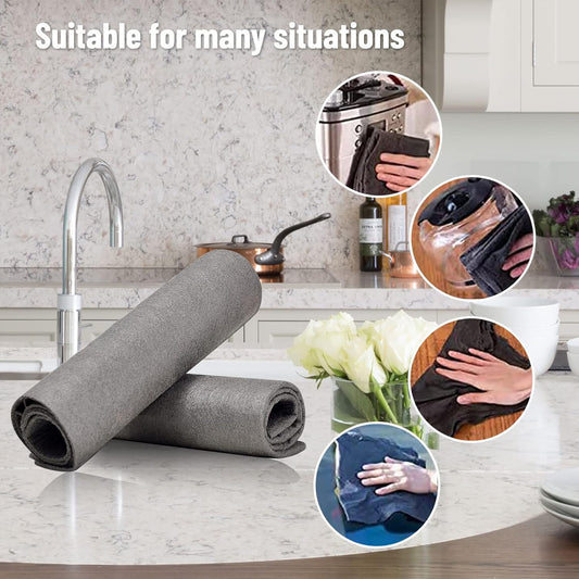 🔥10 Counts Magic Cleaning Cloth. Reuseable Thickened Streak Free Magic Cleaning Wipes