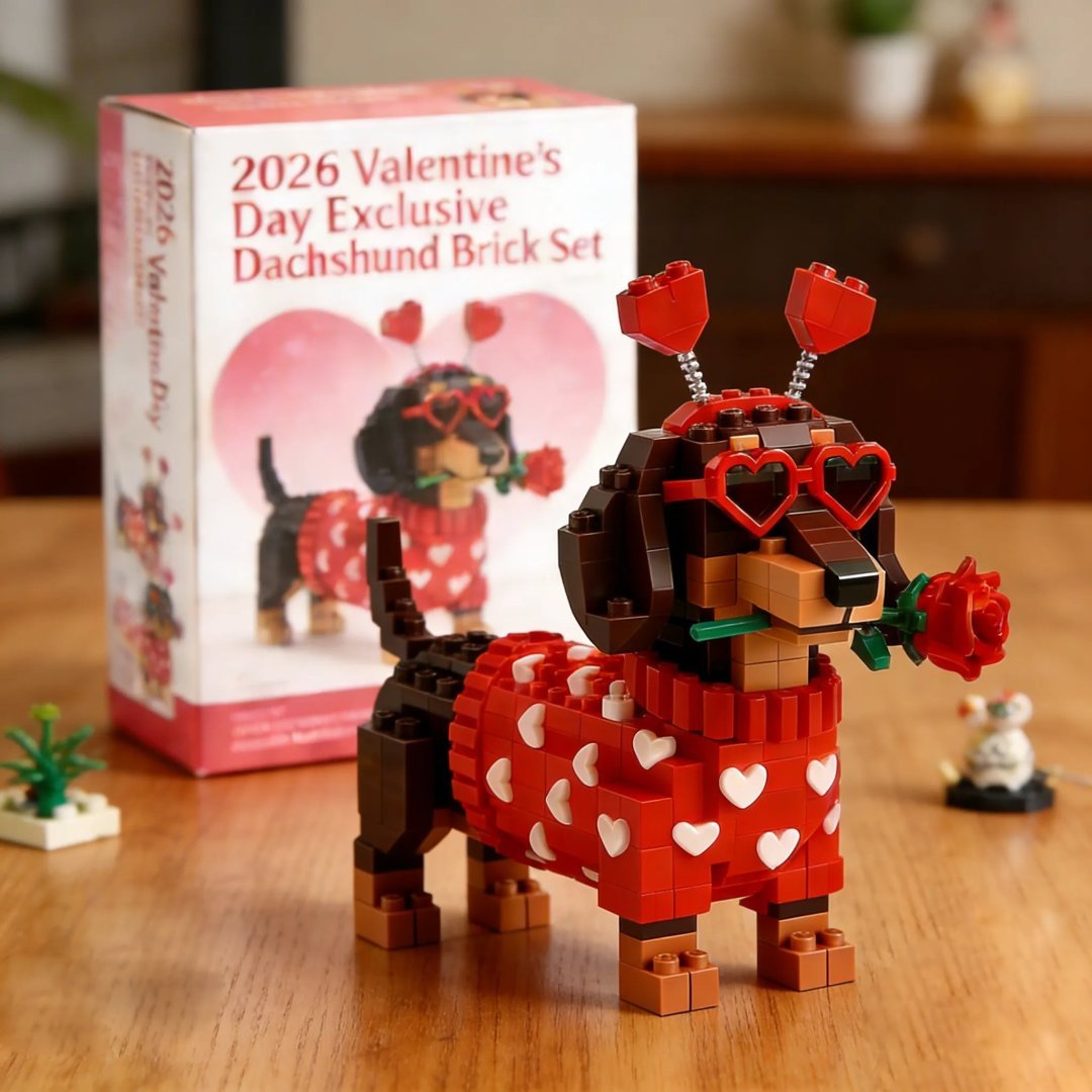 Cilifer®   💖 2026 Valentine's Day Exclusive Dachshund Brick Set 🐕
