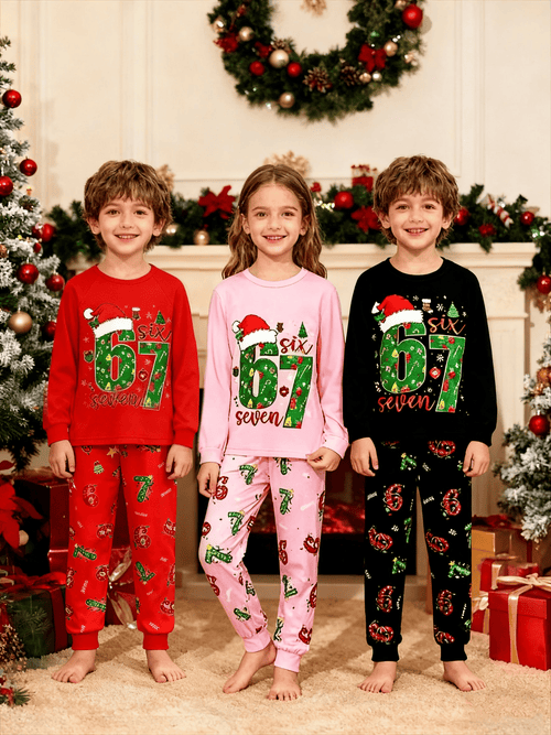 🎄2025 Christmas Sales🎅#67 Christmas Kids Pajama Set