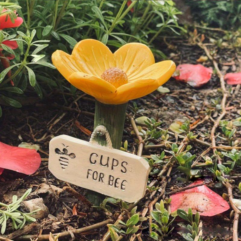 Cilifer®   🌸Flower-shaped resin bee watering station🐝💧