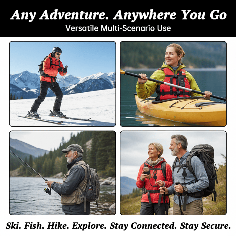 Outdoor Anti-Theft Retractable Phone Lanyard