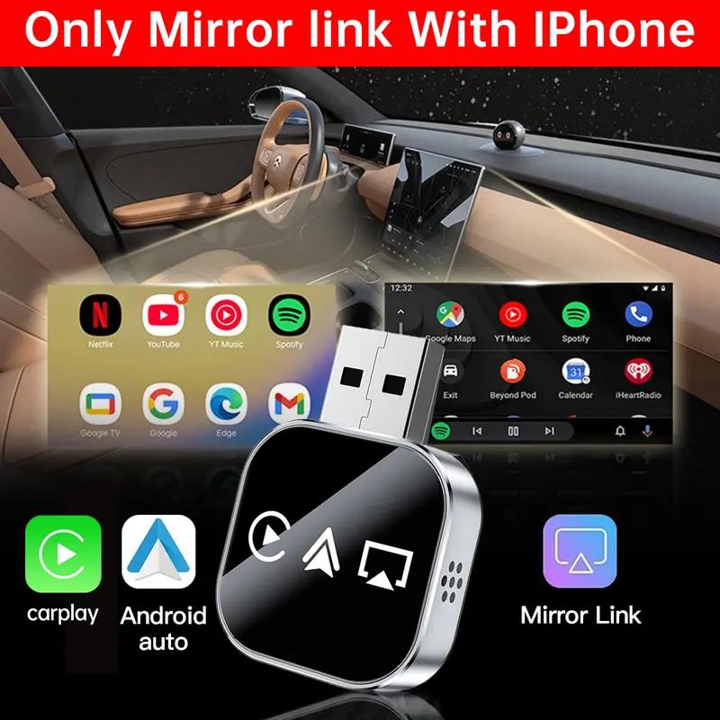 Cilifer®   🎉2026 Upgrade 3 in 1 Screen Mirror iOS Phone. wired to wireless Carplay adapter