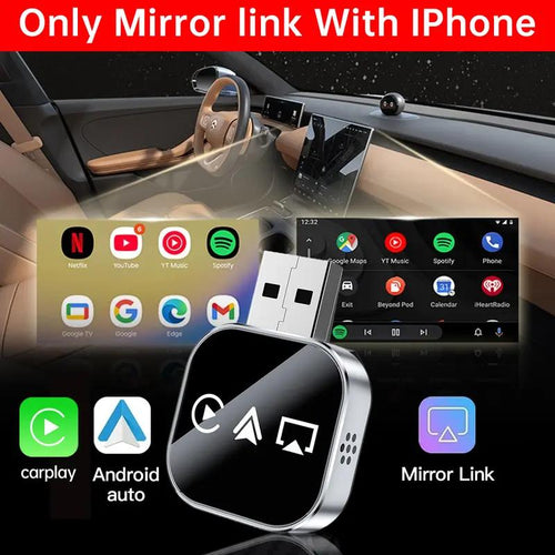 Cilifer®   🎉2026 Upgrade 3 in 1 Screen Mirror iOS Phone. wired to wireless Carplay adapter