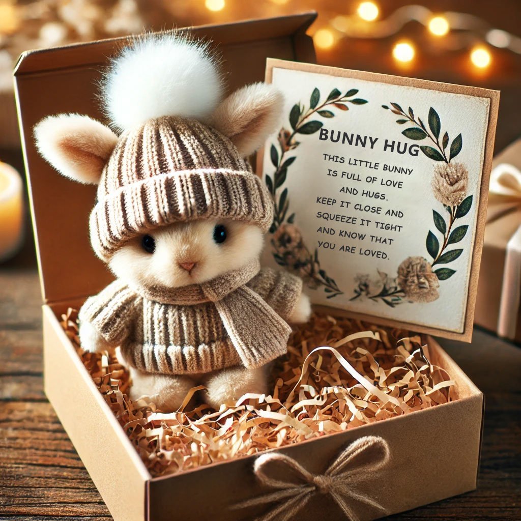 Cilifer®   🎉Special Sale🐇Handmade Mini Bunny Hug Cute Easter Gift🎁