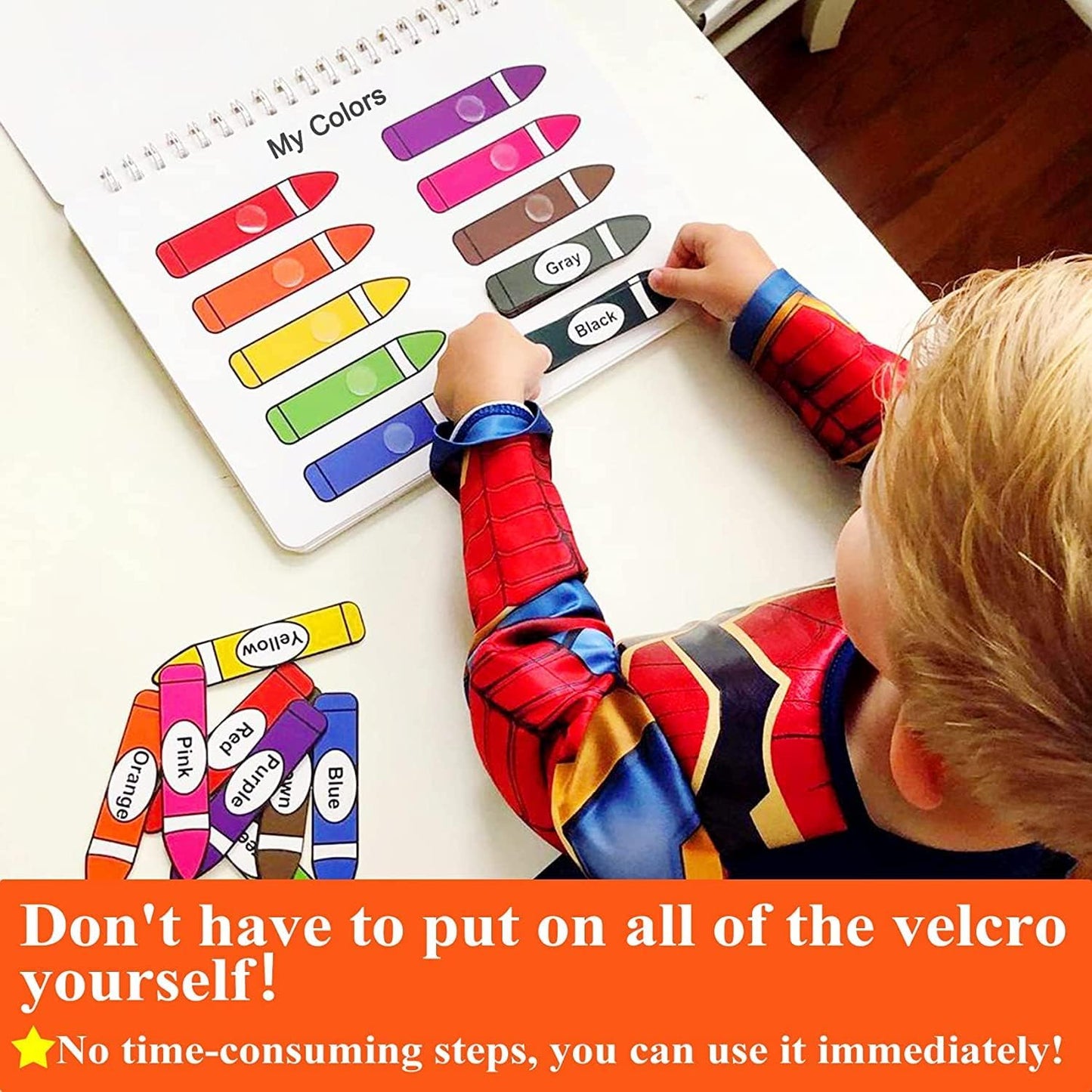 My Preschool Busy Book(12 Different Themes Pages)📚 Best Christmas Gift for kids🎁