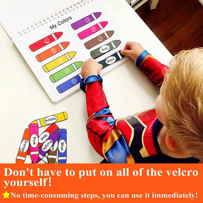 My Preschool Busy Book(12 Different Themes Pages)📚 Best Christmas Gift for kids🎁